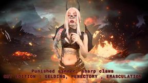 Punished sinner, sharp claws - CBT EDITION : POV, GELDING, PENECTOMY