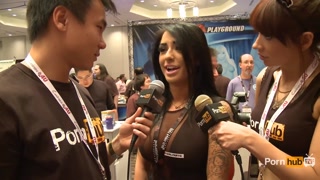 PornhubTV Alexa Aimes Interview at 2014 AVN Awards