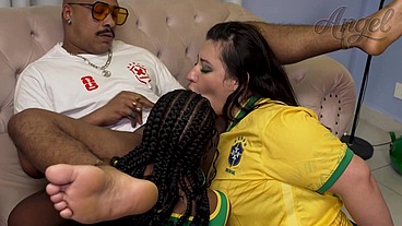 Suruba pós jogo do Brasil X Noruega