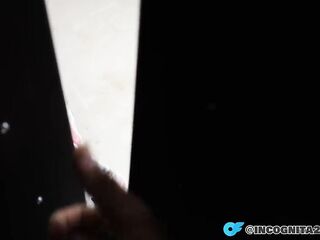 I catch my neighbor coming out of the closet with a hard schlong