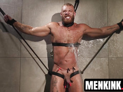 Christian Wilde ruins Brogan with clothespins and waterboard torture