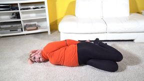 5058 Amber in Sweater and Cuffs