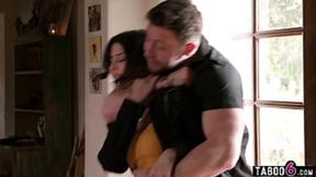 Cute teen with attitude got into the wrong fight with a social worker and this happened