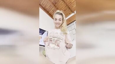 Caught step sis humping pillow while verified amateur face rides big ass petite sister