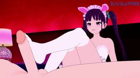 Akiba Maid War Hentai: Cute maid Yumechi gets intense sex in love hotel