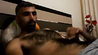 Unshaved Ultra-kinky Father Faps His Yam-sized Schlong