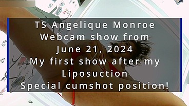 TS Angelique Monroe - My first live show after my Liposuction