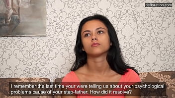 Russian teen Olivia Cassi gets her first anal creampie