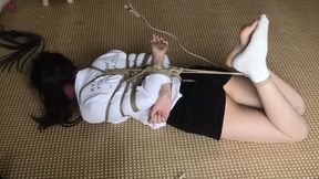 homemade asian hogtie bondage