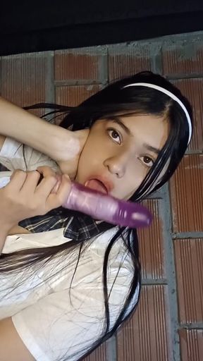 I Borrow My Neighbor's Bathroom and End up Masturbating Really Hard