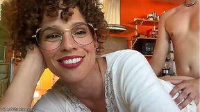 Sizzling StepMom Sucks Hard, Screws College Dude in Hot Dorm Room