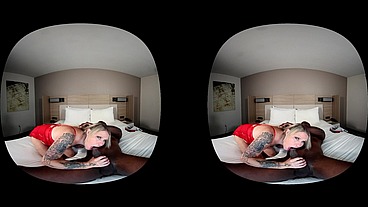VR Cuck Creampie Humiliation: Mistress Kora Bell Calls her Favorite Bull Over to Fuck her While YOU Watch!