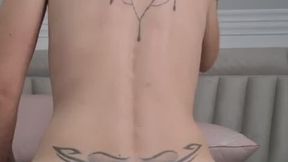 I'm sitting with my ass on the teddy bear's face