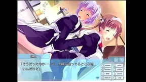 Horny Anime Maid Shares Her Body With Everyone for Ecstatic Pleasure