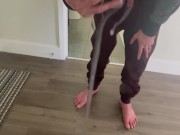 came all over the mirror