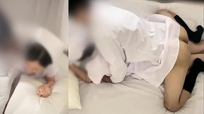 Japanese wife cheated on by her husband gets dirty talking by an Asian MILF