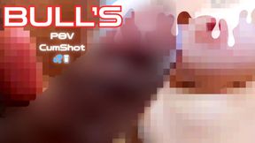 Bulls POV Cumshot - Slave Facial 🍆