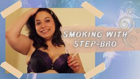 Smoking With Step-Bro