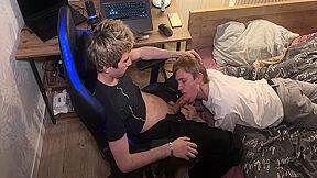 No29 : A Guy Fucks His Cute Stepbrother, Gives A Deep Throat Blowjob, And Fucks The Twinks Tight Ass - Ethan Lestray, Cute Guy And Max Gen