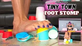 Tiny Town Ordeal: Jenni Foxx's Foot Stomping Rampage 4K