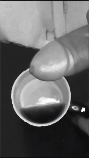 Honey, your coffee with milk.