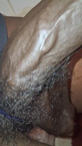 Stiff BBC Close up Action