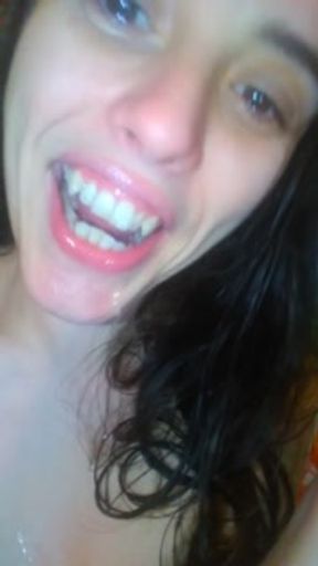 An Onlyfans Fan Requested Wet Sloppy Spitty Spit Saliva Play Pink Mouth Pics so I also Made a Video
