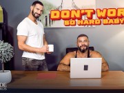 PrideStudios - Hot Bear Puts Work Aside To Bareback His BF Hard
