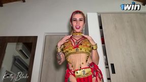 Colombian beauty Katty Blake rides and sucks massive cock in steamy