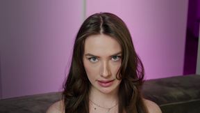 Sexy Mistress in a Transparent Dress and Wet Panties! Hard Domination Over Subject Slaves