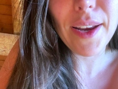 Hot brunette from squirt masturbating on webcam