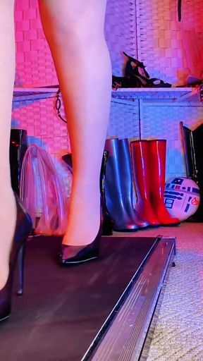 Daily Treadmill - Primark Translucent High Heels