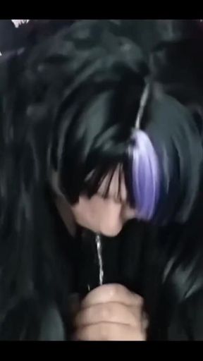 All Black BBW Goth Girl