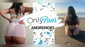 An intimate encounter with my stepsister, a beautiful Latina in a thong!