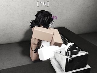 white roblox doxy plays criminality and gets banged like a toy