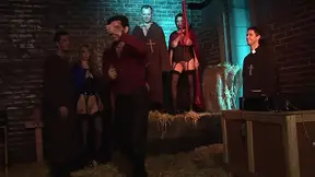 Alexis Silver, Carmel Moore, Jodi James And Carolina De Lys Huge Gang Bang