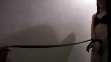 Sexy japanese BDSM chick is tied up