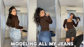 Modeling all my jeans