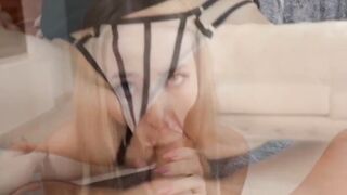 Naughty Girl Next Door - Hot Blonde Babe Gets Fucked Hard By A Huge Dick
