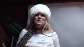 big boobs bounce as kirsten halborg bends over for a double penetration