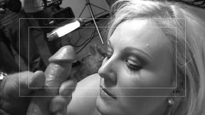 big boobs bounce as kirsten halborg bends over for a double penetration