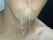 POR FAVOR FOLLA MI GARGANTA, FÓLLALA DURO, SLOOPY, tongue, saliva, lengua, PRIMER PLANO