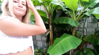 Sexy Girl on the Street and Beach