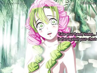 Fall in love with your first orgasm and Mitsuri Kanroji (Gentle JOI)