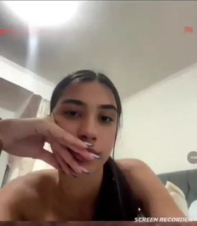 Big-titted teen shows off her pussy on OnlyFans