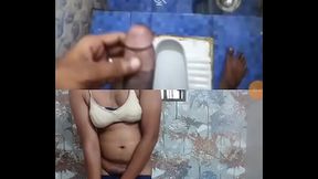 Sissy bottom Aarya having fun