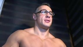 Alexei the Muscular Shows Off and Fingers His Ass