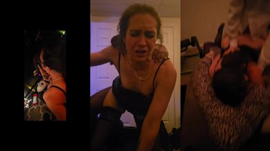 Gloryhole wife gets pounded by big dicks at a Paris swingers party