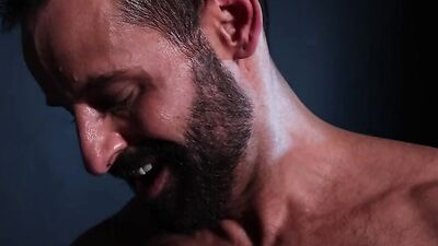 Bearded Hot Guard Barebacks Inmate Hard And He LOVES IT