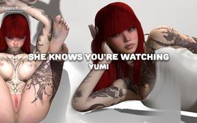 She Knows You're Watching - Yumi - Cgi 3D Hentai Anime